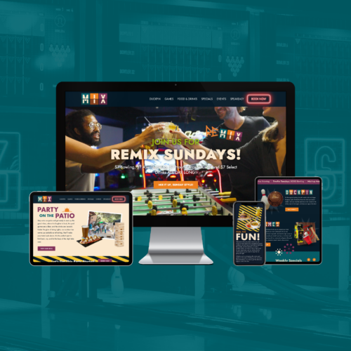 Bar & Arcade Website